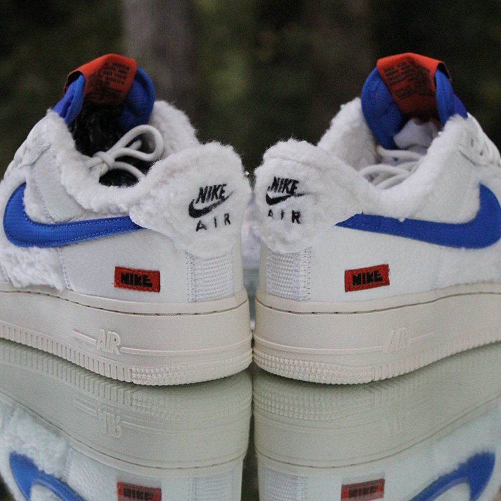 Nike Air Force 1 Low Sherpa Fleece - Picture 11 of 12